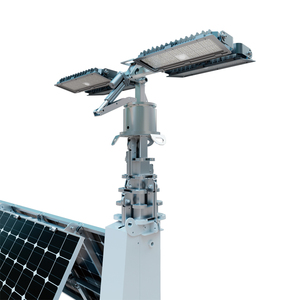 Mobile Trailer <strong>Solar</strong> Generator <strong>Light</strong> Tower LED Lamps Battery Powered Off Grid For Disaster Relief And Emergency - Product Image 4