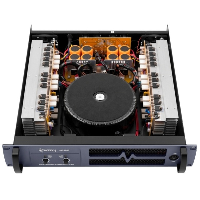 LA21000 2U Size 300/400/600/800/1000/1200 Watts Class h 2 Channel Professional Audio Karaoke Stage Master Power Amplifiers