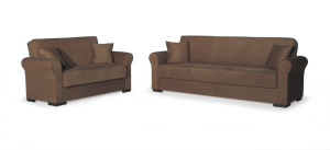 Canapé-lit en tissu économique et durable à trois places, de haute qualité, moderne, avec cadre en bois massif, lit de rangement écologique pour le salon - Product Image 2