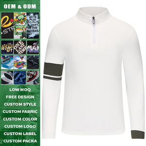 เสื้อกอล์ฟผู้ชายแบบสั่งทำพิเศษ แขนยาว ทรงปกติ ระบายอากาศได้ดี ยืดได้สี่ทิศทาง น้ำหนักเบา ป้องกันรังสียูวี แห้งเร็ว ซับเหงื่อ - Product Image 3