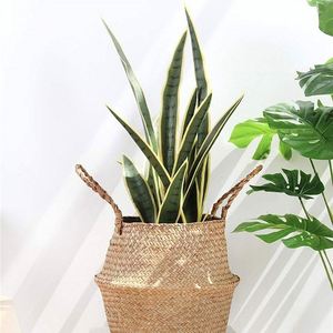 Tapis en rotin, <span class=keywords><strong>Rosiers</strong></span> de sol, Jardinière, Panier de 16 cm, Paniers souvenirs de remerciement, Paniers en saule, 30 ensembles de bar, Paniers, Plateau à anneaux beige - Product Image 2
