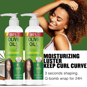 Cera profesional para el cabello con aceite de oliva, cera para controlar las puntas, mousse para cabello rizado 4C, suero protector del calor, champú y loción para uso en salón. - Product Image 4