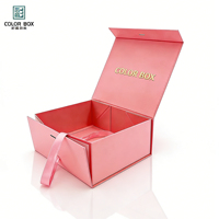 Luxurious Heavy-Duty Magnetic Closure Reusable Waterproof Eco-Friendly Recycled Materials Foldable Customizable Logo Box