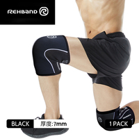 Genouillère réversible en néoprène 7 mm, genouillère de compression 7 mm pour la musculation et le powerlifting