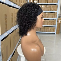 Perruque Bandeau Cheveux Bouclés Crépus – Perruque Bandeau Entièrement Faite à la Machine pour Femmes Noires, Sans Lacet, Sans Colle – Fournisseur