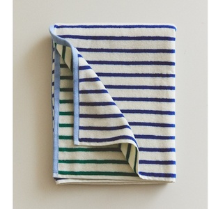 Toallas <span class=keywords><strong>de</strong></span> Playa Cabana a Rayas Azules y Blancas con Logotipo Personalizado al por Mayor, Juego <span class=keywords><strong>de</strong></span> Toallas <span class=keywords><strong>de</strong></span> Algodón Premium para Hoteles y Spas <span class=keywords><strong>de</strong></span> Lujo - Product Image 2