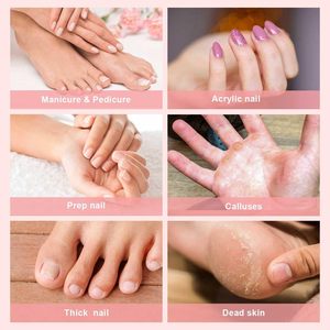 210 Piezas de Bandas de Lijado para Uñas de Diferentes Granos (Grueso y Fino) para Taladro de Uñas # 80 # 150 # Juego de 240 granos de abrasivos con mandril y caja de almacenamiento portátil - Product Image 5