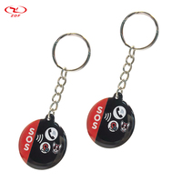 Étiquette d'identification pour animaux de compagnie avec logo personnalisé, étanche, en époxy, NFC, code QR, étiquette intelligente pour collier de chien ou de chat, 213 13,56 MHz RFID, étiquette programmable pour localiser les animaux
