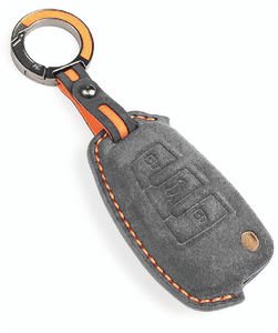 <span class=keywords><strong>Porte</strong></span>-clés de haute qualité en Alcantara italien, texture confortable, accessoire pour clés de voiture pour Benz BMW Audi Porsche VW - Product Image 2