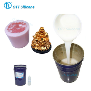 Silicone RTV-2 de qualité médicale à durcissement au platine 30A pour moules de têtes de Bouddha et figurines de taille moyenne, caoutchouc silicone <span class=keywords><strong>OTT</strong></span> - Product Image 3