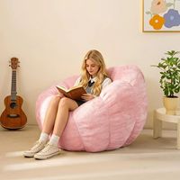 Fauteuil inclinable de luxe style Instagram nordique, en laine d'agneau douce, pour une relaxation optimale ; Canapé une place, chaise à bascule, Chine