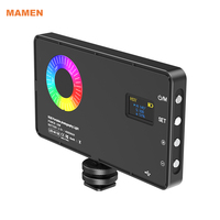 Lumières de photographie alimentées par batterie d'approvisionnement d'usine 10W RVB LED panneau lumineux vidéo Photo Studio photographie lumière de remplissage