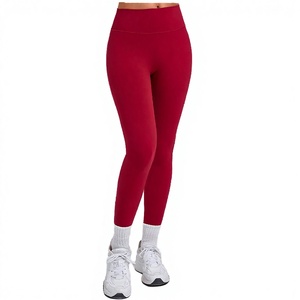 กางเกงเลกกิ้งออกกำลังกายโยคะเอวสูงสำหรับผู้หญิง ผ้ายืดหยุ่น ควบคุมหน้าท้อง ยืดได้สองด้าน เนื้อผ้านุ่ม ผลิตจากสแปนเด็กซ์/ไนลอน - Product Image 3