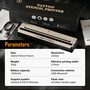 Stampante Termica Portatile Wireless Ambition G1 per Tatuaggi, Macchina per Trasferimento Senza Inchiostro, Stampante HD A4 USB per Telefono e PC con App - Product Image 6