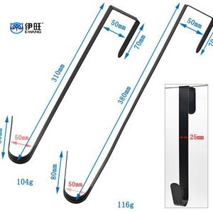 Ewang Front <b>Door</b> Black <b>Wreath</b> Hanger Christmas <b>Wreaths</b> Decorations <b>Hook</b> - Product Image 2