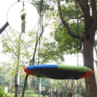 आउटडोर उद्यान बच्चे आउटडोर पेड़ दौर फांसी स्विंग वयस्क घोंसला स्पाइडर स्विंग
