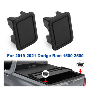 Cnspeed Ram <b>Bed</b> Rail Post Covers For 2019-2021 Dodge Ram 1500 2500 Truck Tailgate Trim - Product Image 4