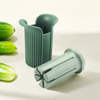 Multifunctionele, makkelijk te gebruiken, verticale groentesnijder, draagbare handmatige groentestripsnijder voor salade en snacks