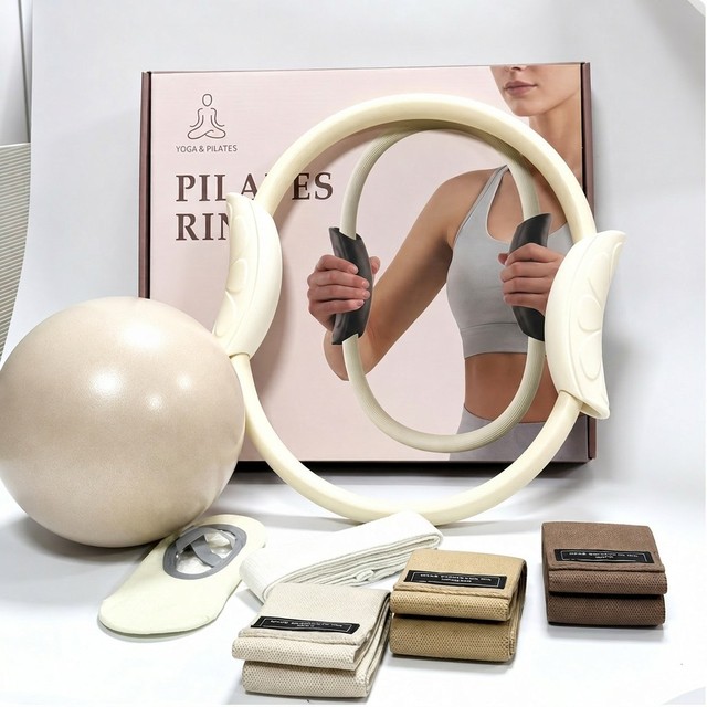 2026 Trending Nordic Series Pilates Ring Magic Circle - Factory Direct Custom Logo Fiberglass Yoga Ring