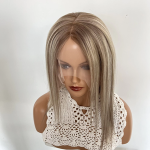 Peluca Protésica Médica HD con Encaje, Cabello Humano <span class=keywords><strong>de</strong></span> Color <span class=keywords><strong>Natural</strong></span>, Transpirable, <span class=keywords><strong>para</strong></span> Alopecia, Envío Inmediato - Product Image 1