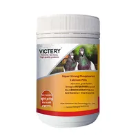 Pilules Super Phosphore Calcium pour Pigeons Jeunes de Luxe - Complément de Soin et d'Adaptation 450 Pilules/Flacon