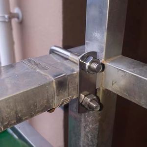 Perno en U estándar 304 316 Acero inoxidable, común, 1/2 "- <span class=keywords><strong>13</strong></span> Tamaño de rosca, 3 21/32 pulgadas ID/diámetro - Product Image 5