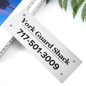 Hồng QIAN tùy chỉnh kim loại dấu hiệu in ấn nhôm tên nơi tag dấu hiệu tùy chỉnh sản xuất cho các bộ phận cụ phụ kiện tên nơi - Product Image 5