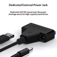 Cable de Datos USB3.0 a SATA2.0 de Alta Calidad para Disco Duro Externo, Cable Easy Drive con Unidad de Estado Sólido Mecánica de 2.5 y 3.5 Pulgadas
