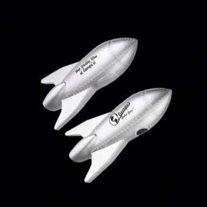 Ballons anti-stress en forme de fusée en mousse éponge, vente en gros, promotionnels, pour adultes - Product Image 3