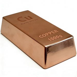 Barres de cuivre pur 999 C10100 C11000, briques de cuivre avec surface brossée et polie, acceptant la fabrication sur mesure, barres de 1 kg, 500 g, 1 oz - Product Image 3