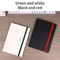 Carnet de notes A5 planificateur personnalisé carnet de notes blanc agenda bloc-notes journaux papier texture plissée boîte cadeau d'affaires couverture rigide