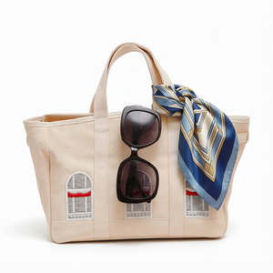 2026 Hot selling Vintage Waterproof <b>Canvas</b> Tote Bag Zipper Shoulder Handbag Large Capacity for <b>Beach</b> Shopping Travel - Product Image 1