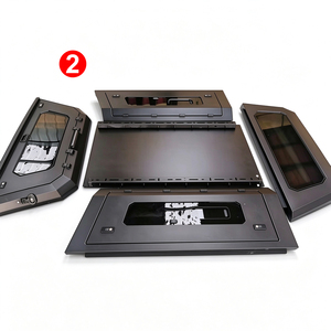 หลังคาแคมป์เปอร์อะลูมิเนียมอัลลอยสำหรับรถกระบะ กันน้ำ 4x4 พร้อมหน้าต่างด้านข้างแบบล็อคได้ สำหรับตั้งแคมป์กลางแจ้งและเดินทางแบบออฟโรด - Product Image 4