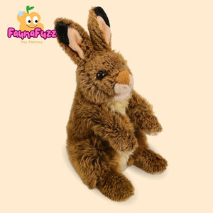 Conejo de Peluche Realista, Juguete de Plástico Súper Suave de Dos Tonos, Animal de Peluche para Niños Pequeños, Colores Personalizables, para Fiestas - Product Image 1