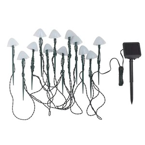 Lampada <span class=keywords><strong>LED</strong></span> <span class=keywords><strong>a</strong></span> Fungo <span class=keywords><strong>Solare</strong></span> IP65 Impermeabile in PVC con Telecomando, Angolo di Illuminazione <span class=keywords><strong>a</strong></span> 360°, Dimmerabile, Luce Bianca Calda 2700K, <span class=keywords><strong>a</strong></span> Batteria <span class=keywords><strong>per</strong></span> Giardino - Product Image 3