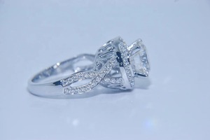 Luxury Elegant 925 Silver Women's Engagement Wedding <b>Ring</b> High Quality Customized Marquise Cut Inlay Classic Diamond <b>Ring</b> - Product Image 6