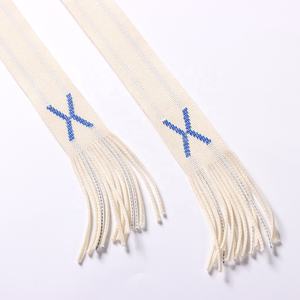 العلامة التجارية المصنعة مخصصة شقة البوليستر التصحيح متماسكة الرباط هوديي Drawcord سحب الحبال - Product Image 5