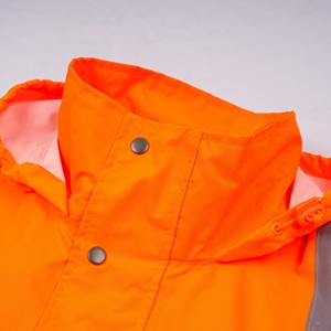 Anpassbares Logo Hochsichtbare Verkehrssicherheits-Reflektierende 100% Polyester 300D Oxford <span class=keywords><strong>Hi</strong></span>-<span class=keywords><strong>Vis</strong></span> ANSI Klasse 3 Wasserdichte Jacke - Product Image 5