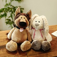 Peluche transfrontalière en peluche courte pour enfants, motif Forêt Zoo, super douce, rembourrage en coton PP, éléphant de la jungle, cadeau d'anniversaire pour