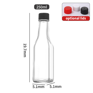 Botella de vidrio <span class=keywords><strong>Tabasco</strong></span> barata en stock, 5oz 150ml 250ml, para salsa picante, con tapa de rosca a prueba de fugas e inserto, caja con etiqueta personalizada - Product Image 5