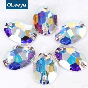 Hot Sale <b>Top</b> Quality Navette Sew on <b>Crystal</b> AB Rhinestone Horse Eyes Sewing Rhinestone for Women Dresses - Product Image 5