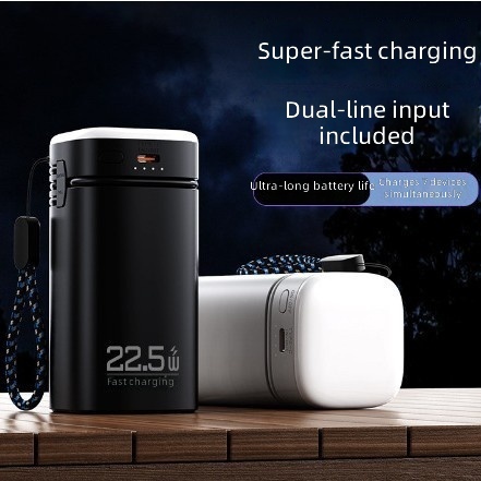 22.5W Super-fast Charging Plastic Portable Power Bank 20 000 MAh High Capacity