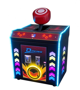 Máquina de Boxeo Operada <span class=keywords><strong>con</strong></span> Monedas, <span class=keywords><strong>con</strong></span> Pantalla LED de Puntuación, Aceptador de Monedas y Luces LED de Colores para Salas de Juegos y Vestíbulos de Clubes - Product Image 1