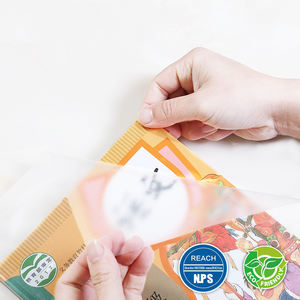 Couverture de <span class=keywords><strong>livre</strong></span> autocollante en plastique CPP, protecteur de <span class=keywords><strong>livre</strong></span> transparent imperméable écologique, film de protection de <span class=keywords><strong>livre</strong></span> durable et réutilisable - Product Image 3