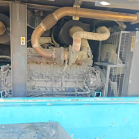 Compresseur d'air mobile diesel à vis sur roues d'occasion PDSH600S 17 bars 17 m³/min 190,5 kW avec moteur Cummins pour forage DTH et sablage
