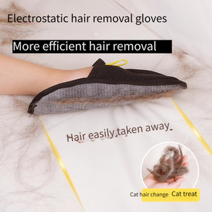 Gant d'épilation pour animaux de compagnie-Gant de toilettage et de démêlage bidirectionnel pour chiens et chats, gant d'épilation à l'électricité statique réutilisable - Product Image 3