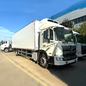 Camión Refrigerador <span class=keywords><strong>Hino</strong></span> de Japón Personalizado de 10 <span class=keywords><strong>Toneladas</strong></span>, Camión Refrigerado para Transporte de Productos Congelados - Product Image 4