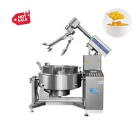 Edelstahl-Thermoöl-Kochkessel für Khoya-Kichererbsenpaste mit Planetenrührwerk und Mixer
