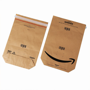 Bolsa de papel kraft Rickson para envíos, con base plana, autosellable, reciclable, para envíos y entregas exprés. - Product Image 4