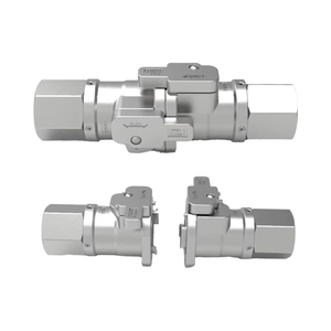 Kres <span class=keywords><strong>FF9</strong></span>ข้อต่อสแตนเลสคู่อินเตอร์ล็อคปลดเร็วสำหรับใช้ศูนย์ข้อมูล-ใหม่รับประกัน1ปีความดัน1 1.6กิโลกรัม - Product Image 4